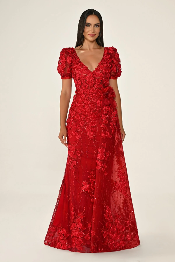 BALON KOL 3 BOYUT ÇİÇEKLİ BALIK ABİYE