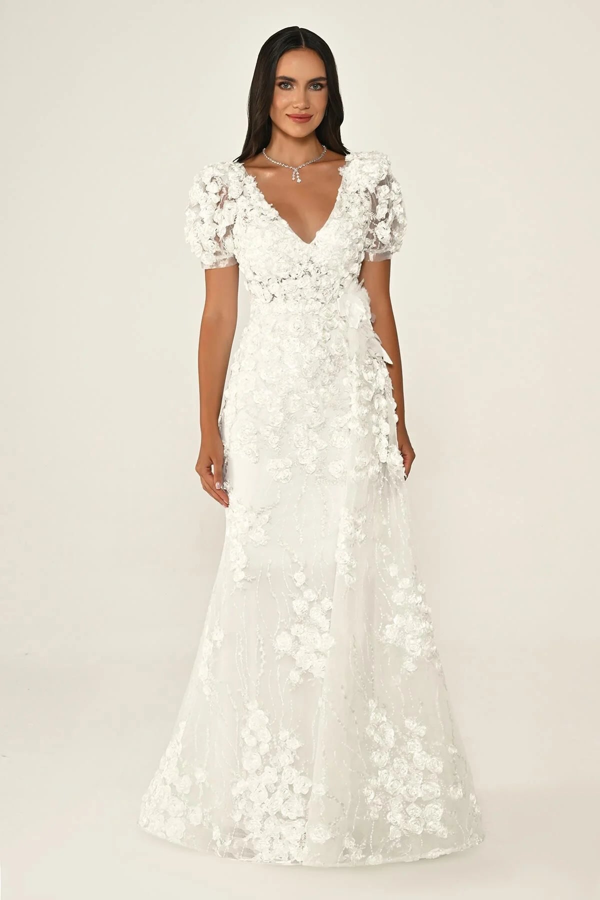 BALON KOL 3 BOYUT ÇİÇEKLİ BALIK ABİYE