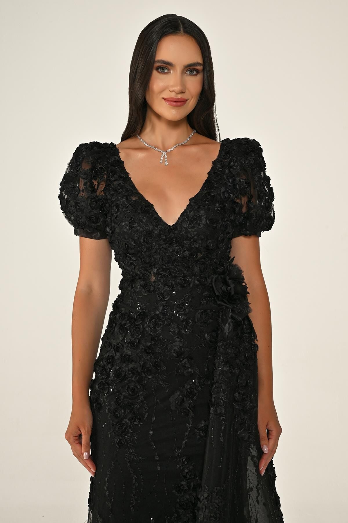 BALON KOL 3 BOYUT ÇİÇEKLİ BALIK ABİYE